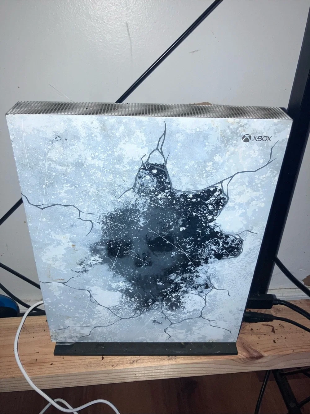 Xbox Custom Ice Blue Gears Console Panel